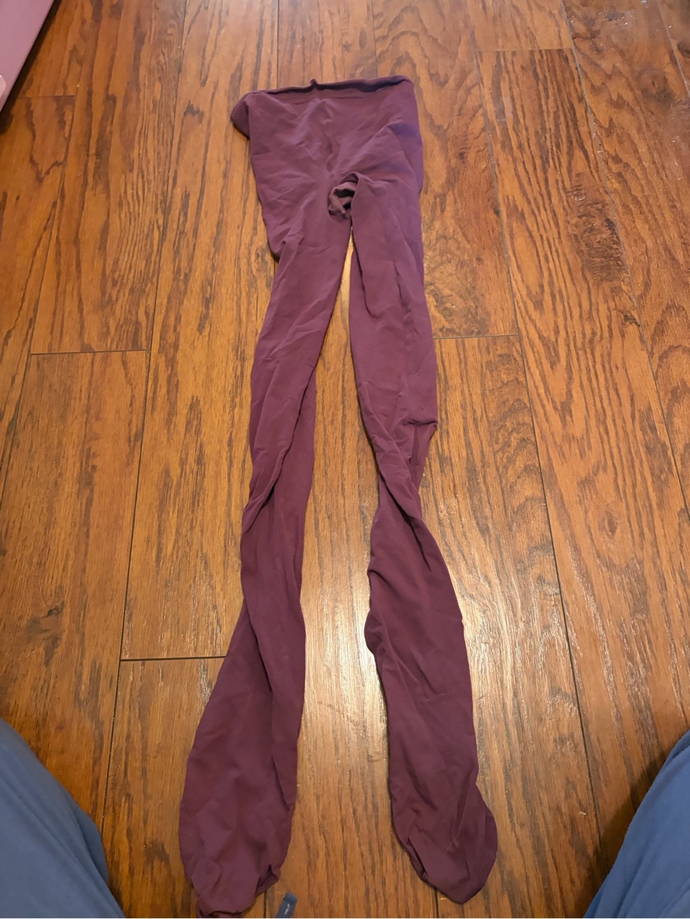 Maroon Opaque Tights